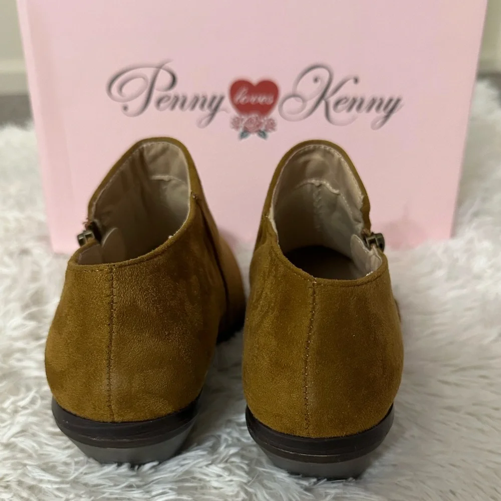 Penny Loves Kenny Microsuede Sync Ankle Boots Size 9 - NWT - Picture 5 of 15